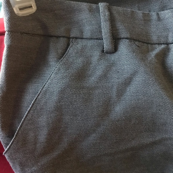 Gray cropped work pants/slacks - Picture 2 of 5